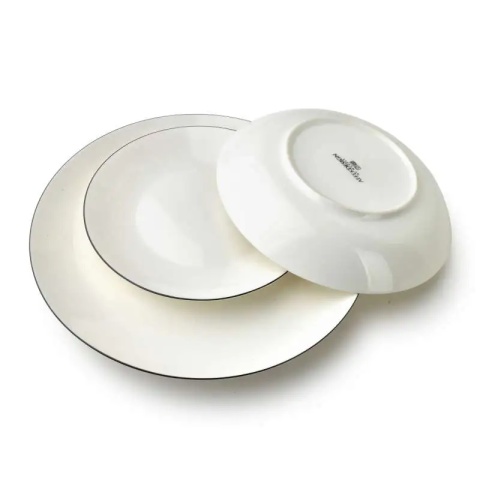 Serwis obiadowy porcelana prezent zestaw 6 osób Lea Simple