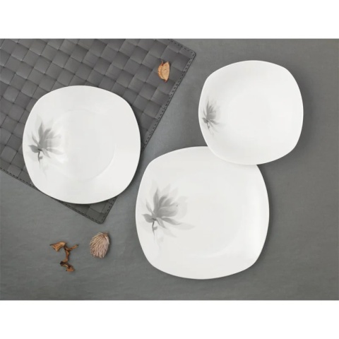 Serwis obiadowy magnolia porcelana prezent komplet 6 osób