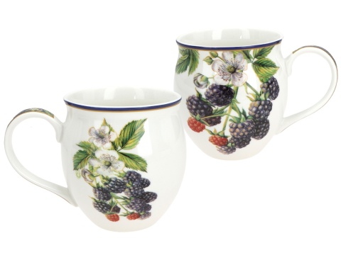 Kubek beczułka do herbaty kawy na prezent jeżyny carmani