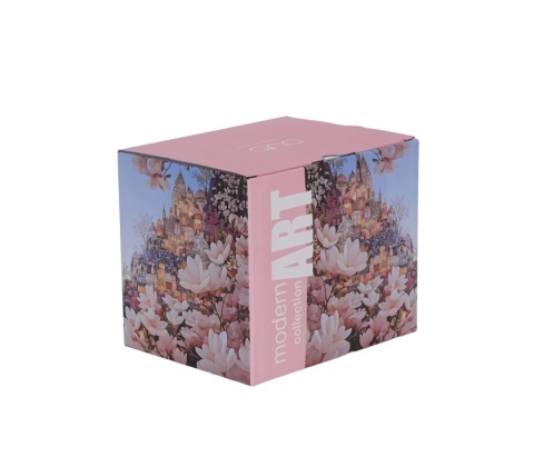 Kubek kubas do kawy modern art City of magnolias porcelana