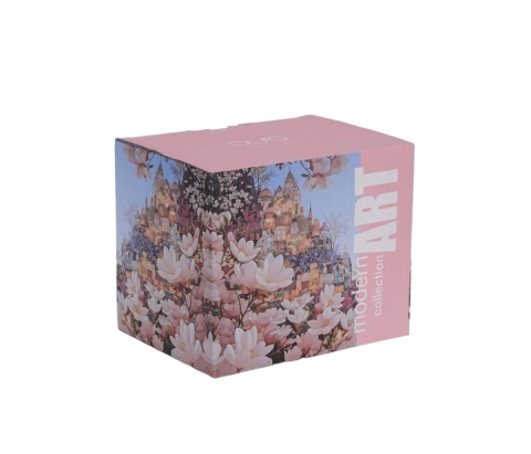 Kubek kubas do kawy modern art City of magnolias porcelana