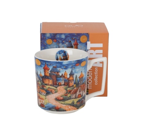 Kubek kubas do kawy modern art Sleepy Kingdom porcelana