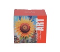 Kubek kubas do herbaty modern art Sunflower porcelana