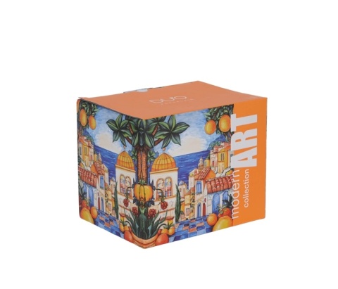 Kubek kubas do herbaty modern art Espania porcelana duo