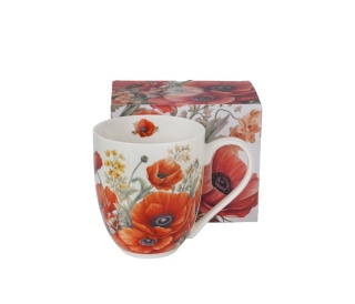 Kubek do herbaty kubas jumbo xxl prezent maki porcelana