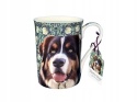 Kubek porcelana kostna Berneńczyk Morris Dogs pies prezent