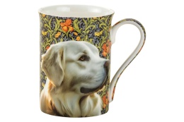 Kubek porcelana kostna Golden Morris Dogs pies do herbaty