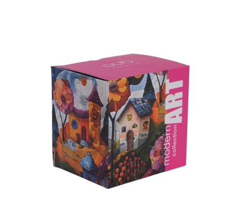 Kubek porcelana sitko modern countryside zestaw na prezent