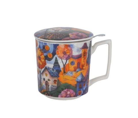 Kubek porcelana sitko modern countryside zestaw na prezent