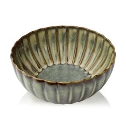 Miska porcelanowa salaterka 650 ml obiadowa Evie Green