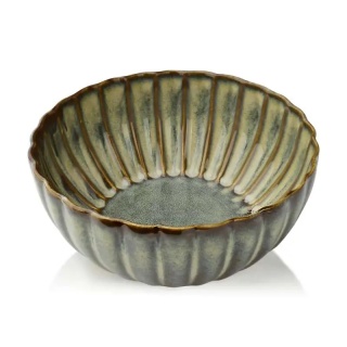 Miska porcelanowa salaterka 650 ml obiadowa Evie Green