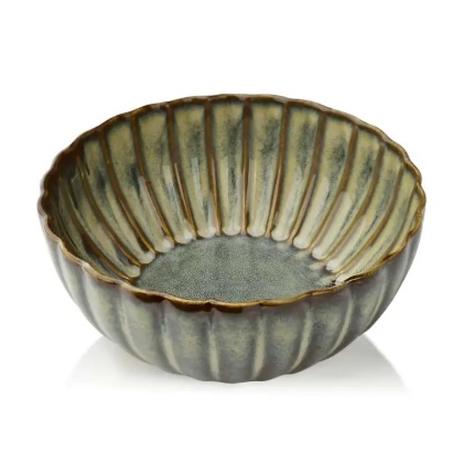 Miska porcelanowa salaterka 650 ml obiadowa Evie Green