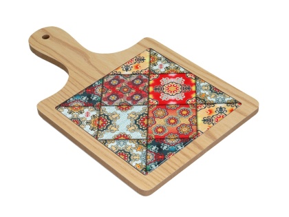 Deska drewniana podstawka pod garnek carmani orientalny wzór