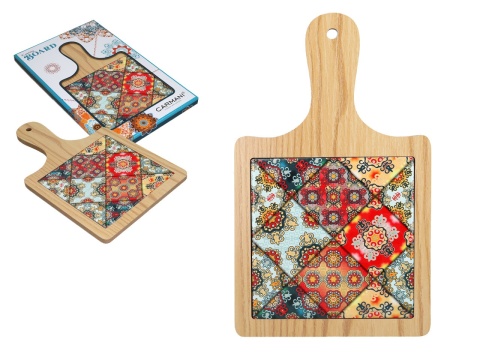 Deska drewniana podstawka pod garnek carmani orientalny wzór