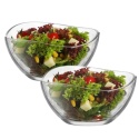 Salaterka szklana miska zestaw 2 szt okrągła Lav Vira