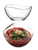 Salaterka szklana miska zestaw 2 szt okrągła Lav Vira