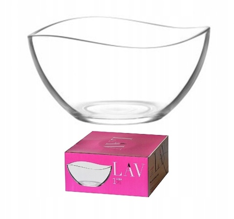 Salaterka szklana miska okrągła na sałatkę owoce Lav Vira