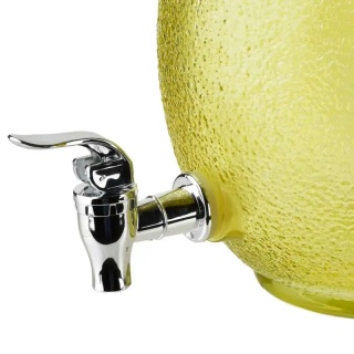 Słój szklany butelka z kranikiem kranem 4 l cytryna modern