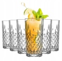 Szklanki wysokie do wody drinków 6 szt 350 ml Lav Odin