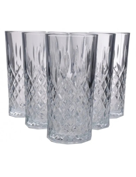Szklanki wysokie do wody drinków 6 szt 350 ml Lav Odin