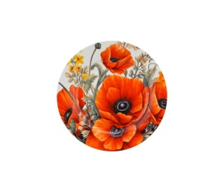 Talerz deserowy porcelanowy zestaw 2 szt na ciasto maki