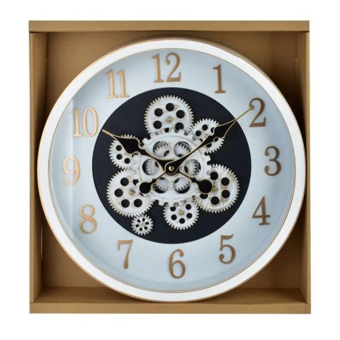 Zegar ścienny ruchomy mechanizm arabskie cyfry Ramsey do pokoju