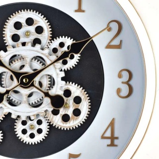 Zegar ścienny ruchomy mechanizm arabskie cyfry Ramsey do pokoju