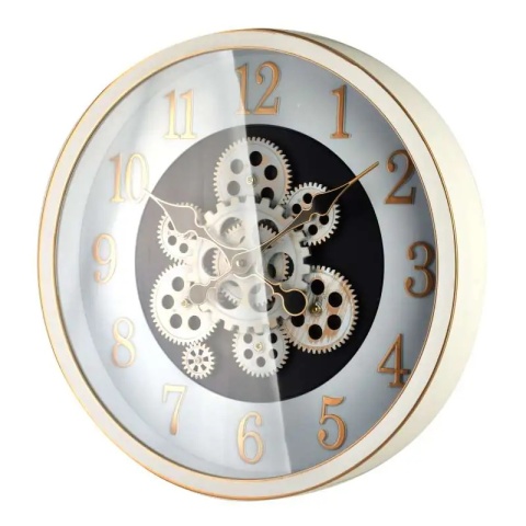 Zegar ścienny ruchomy mechanizm arabskie cyfry Ramsey do pokoju