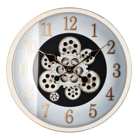 Zegar ścienny ruchomy mechanizm arabskie cyfry Ramsey do pokoju