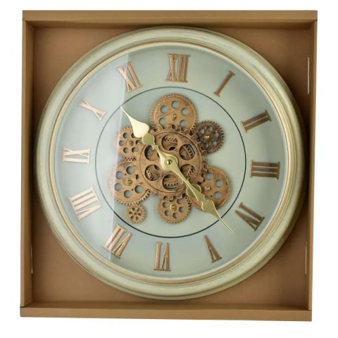 Zegar na ścianę ruchomy mechanizm rzymskie cyfry Ramsey 44 cm