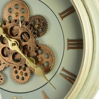 Zegar na ścianę ruchomy mechanizm rzymskie cyfry Ramsey 44 cm