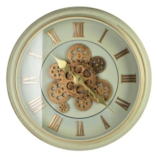 Zegar na ścianę ruchomy mechanizm rzymskie cyfry Ramsey 44 cm