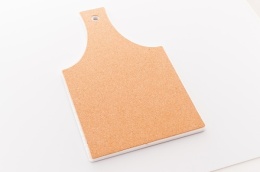 Podkładka korkowa deska z rączką pod garnek retro oliwki