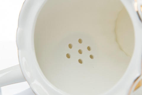 Dzbanek czajnik do herbaty 1l róża różowa na prezent