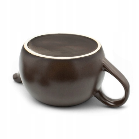 Dzbanek na podgrzewaczu bella brąz matowy ceramika 1l