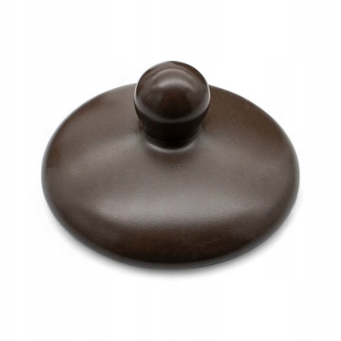 Dzbanek na podgrzewaczu bella brąz matowy ceramika 1l