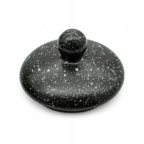 Dzbanek z podgrzewaczem bella czarny marmur ceramika 1l