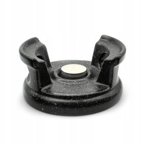 Dzbanek z podgrzewaczem bella czarny marmur ceramika 1l