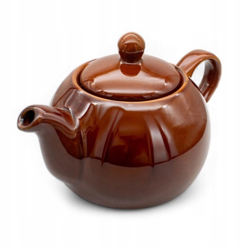 Dzbanek z podgrzewaczem bella brąz kamionka ceramika 1l