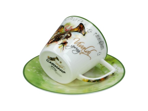 Filiżanka do kawy Carmani Vivaldi Cztery pory roku wiosna