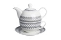 Filiżanka imbryk tea for one livello ornament porcelana