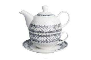 Filiżanka imbryk tea for one livello ornament porcelana