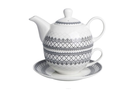 Filiżanka imbryk tea for one livello ornament porcelana