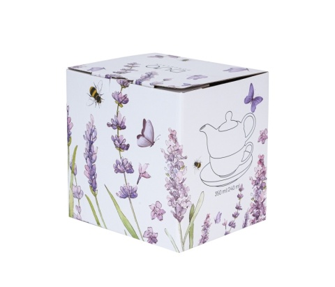 Filiżanka imbryk sitko filtr tea for one Lavender lawenda