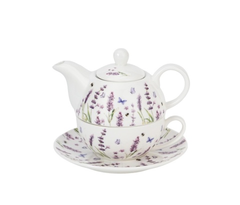 Filiżanka imbryk sitko filtr tea for one Lavender lawenda