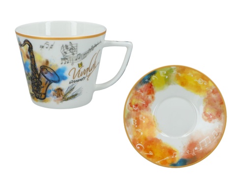 Filiżanka do kawy Carmani Vivaldi Cztery pory roku lato