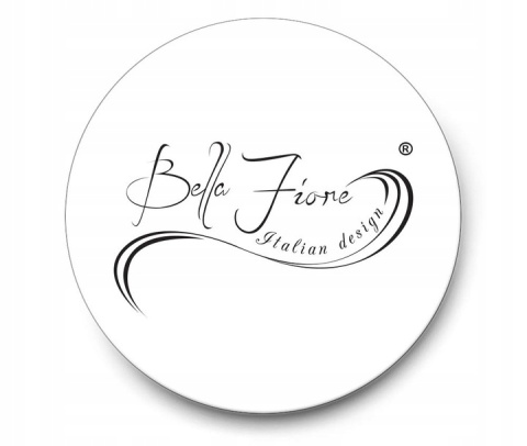 Komplet kawowy filiżanki bianco bella fiore 6szt porcelana