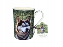 Kubek porcelana kostna Husky Morris Dogs pies na urodziny
