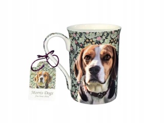 Kubek porcelana kostna Beagle Morris Dogs pies na prezent