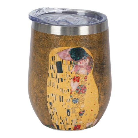 Kubek termiczny Klimt Pocałunek na herbatę kawę termos